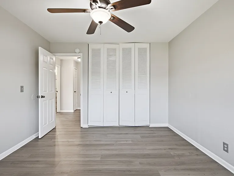 2nd Bedroom Doors on the right open up to full wall closet