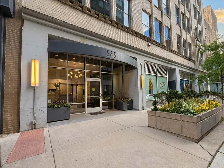Front entrance of building