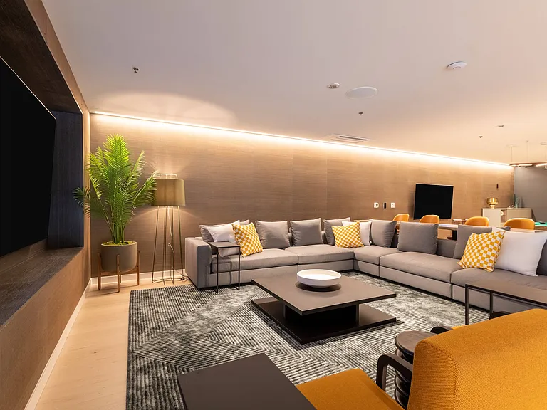 Watch the big game or a movie in the Game Lounge