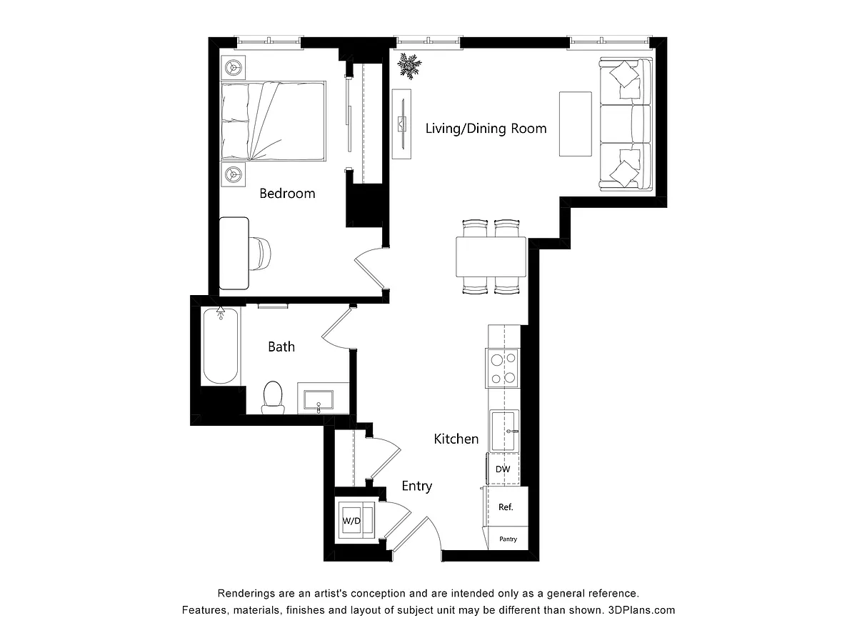 Floor plan A-13M