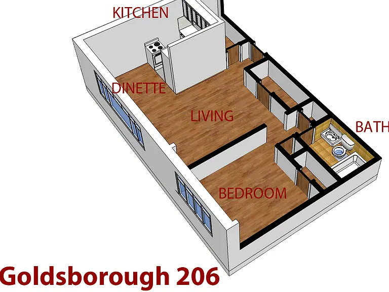 Goldsborough Apartments — Photo 13