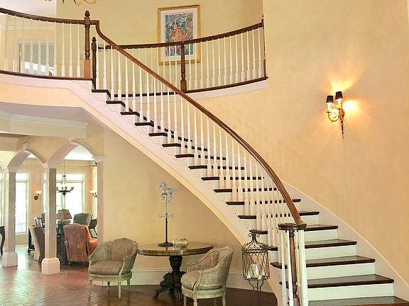stunning curved staircase