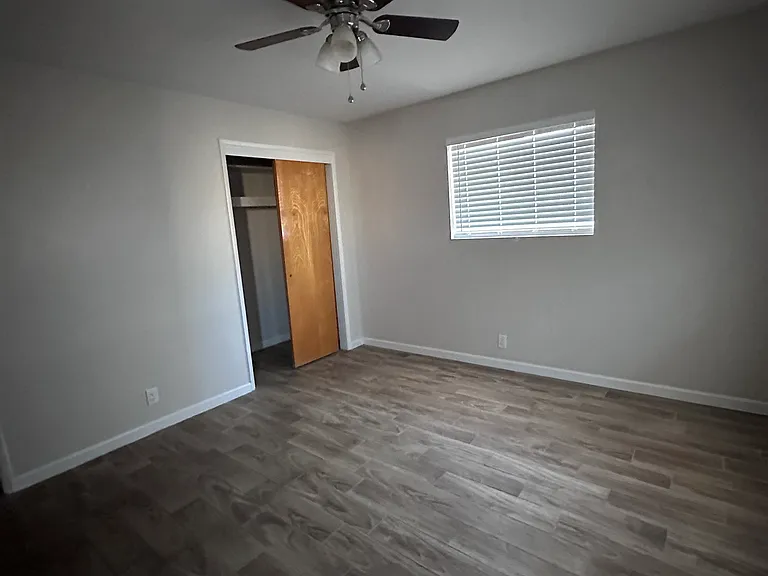 Master bedroom has 2 closets
