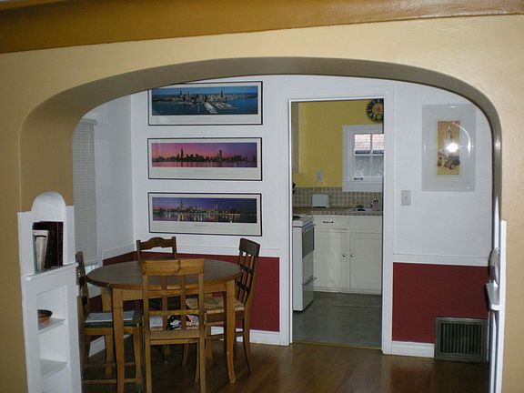 view from living room to dinning room