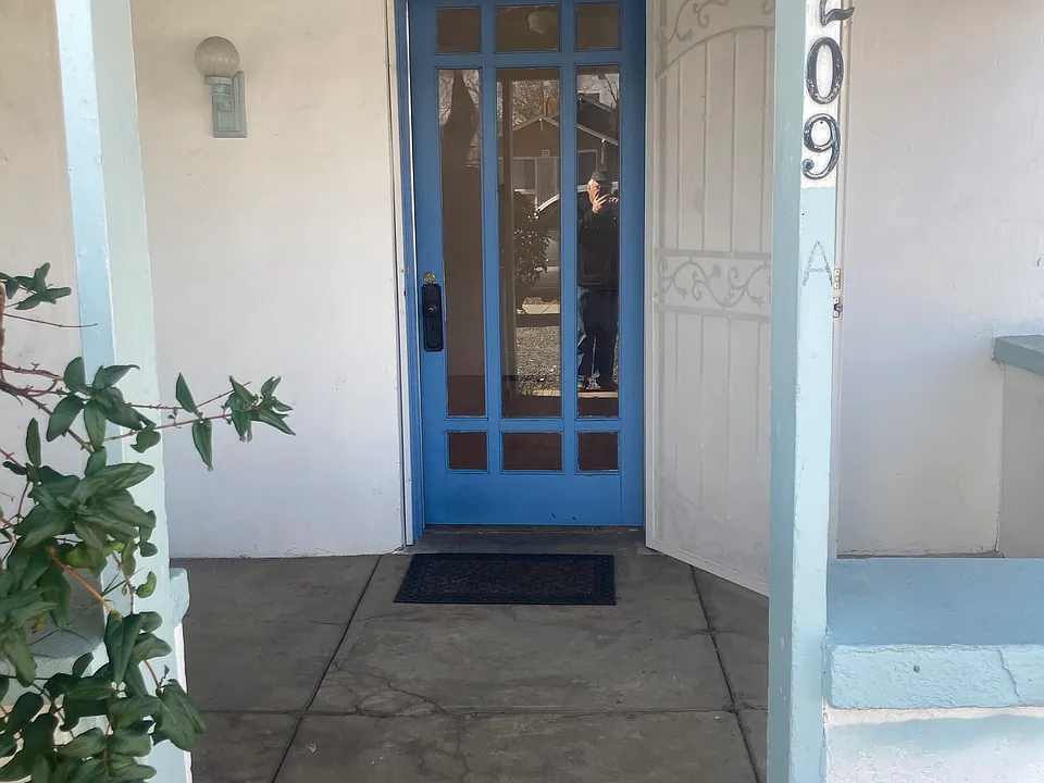 Original Mission style door..