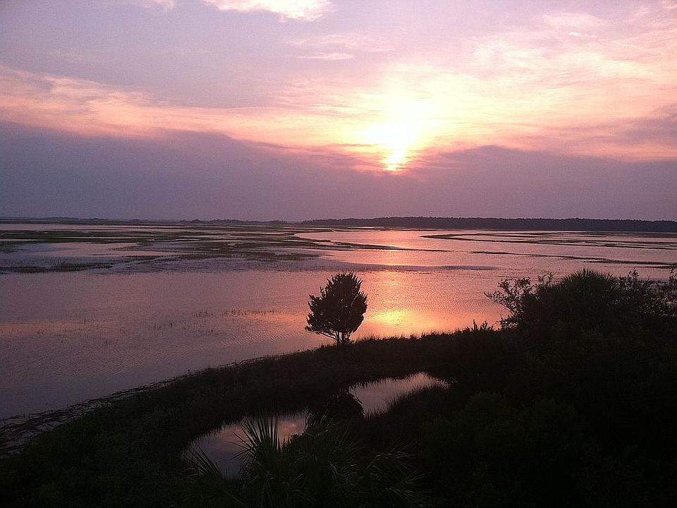 Sunset view from balcony 