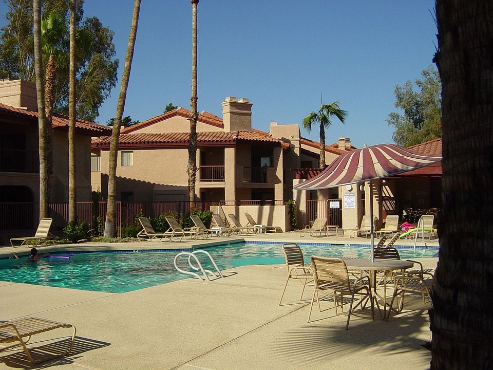 One of four community pools