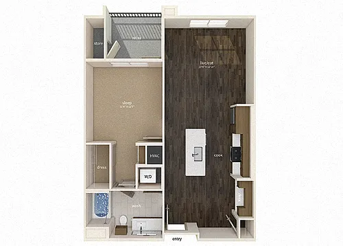 Floor plan A6