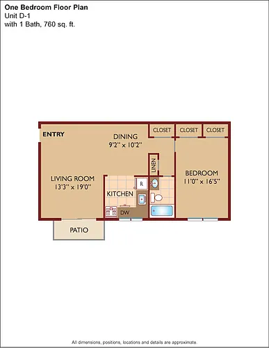 Floor plan $2.42/sq.ft. - D-1