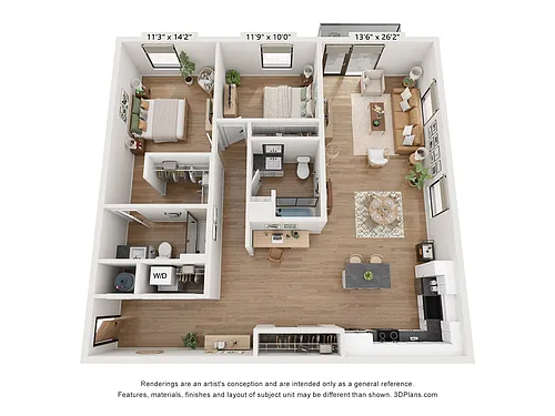 Floor plan Chicory