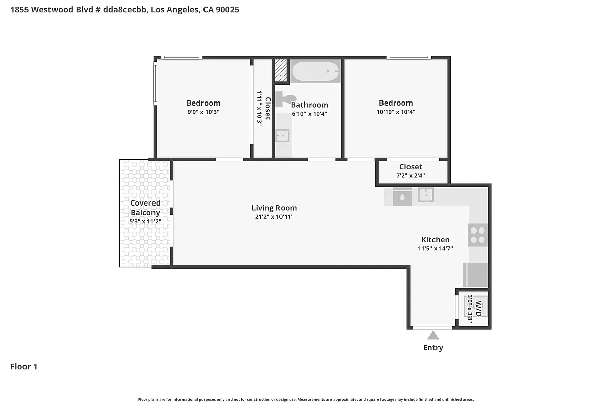 Floor plan 2B2B