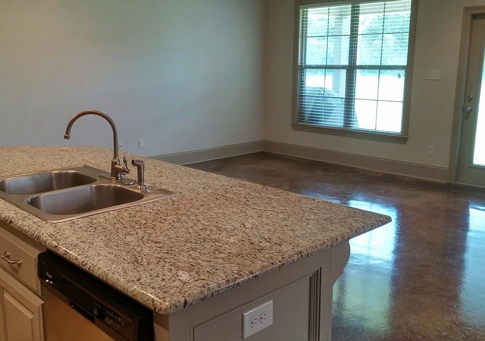 KITCHEN OVERLOOKING LIVING