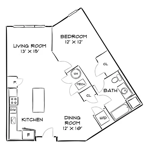 Floor plan Design 1N - W