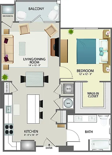 Floor plan Reserve B1A