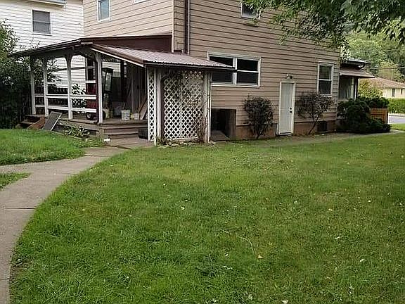 Back porch of main home