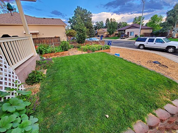 front yard (summer) raised garden beds
