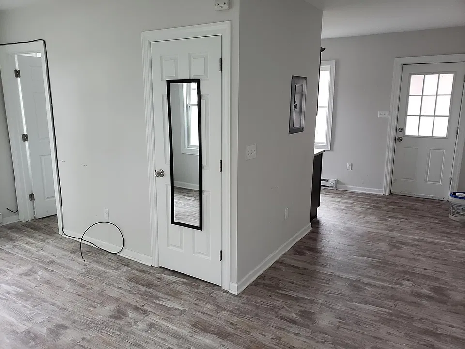 Sleeping area looking toward front door