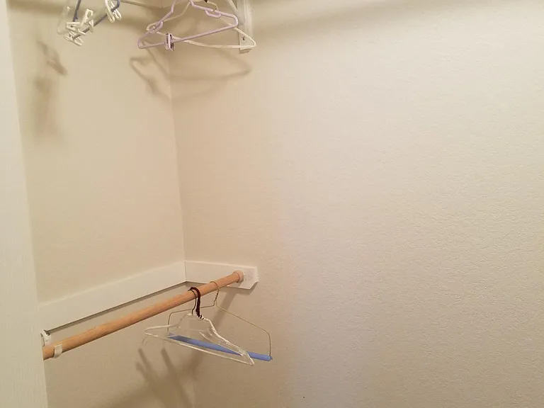 Master walk-in closet