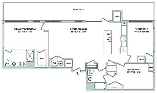 Floor plan C01