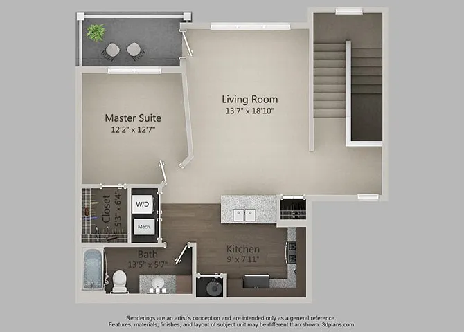 Floor plan B3