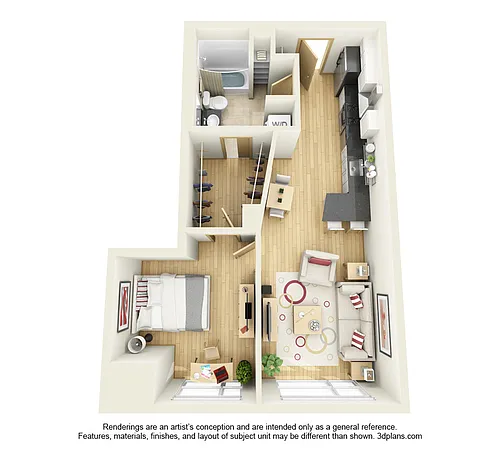 Floor plan NoLo West - A9