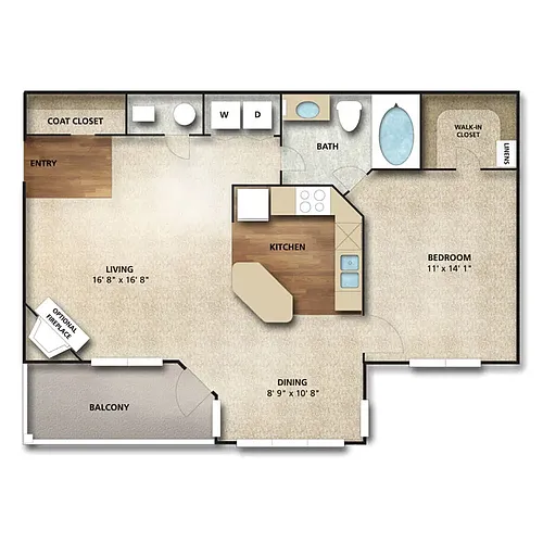 Floor plan Macintosh II