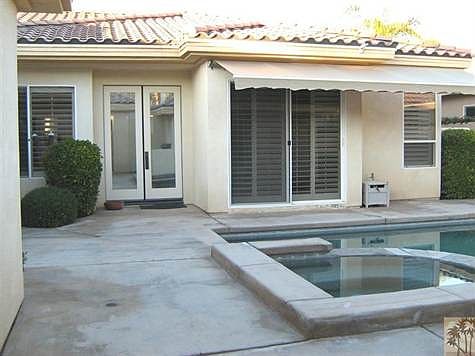 View from entry gate looking toward the home.