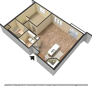 1 bd, 1 bt
Unit A 1 bd, 1 bt
Unit A