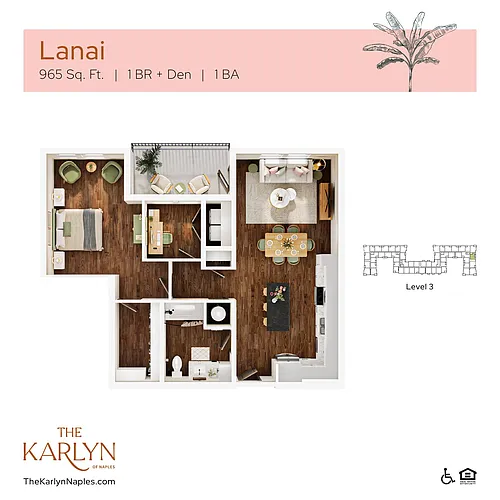 Floor plan Lanai