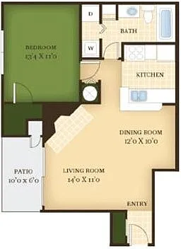 Floor plan The Orchid
