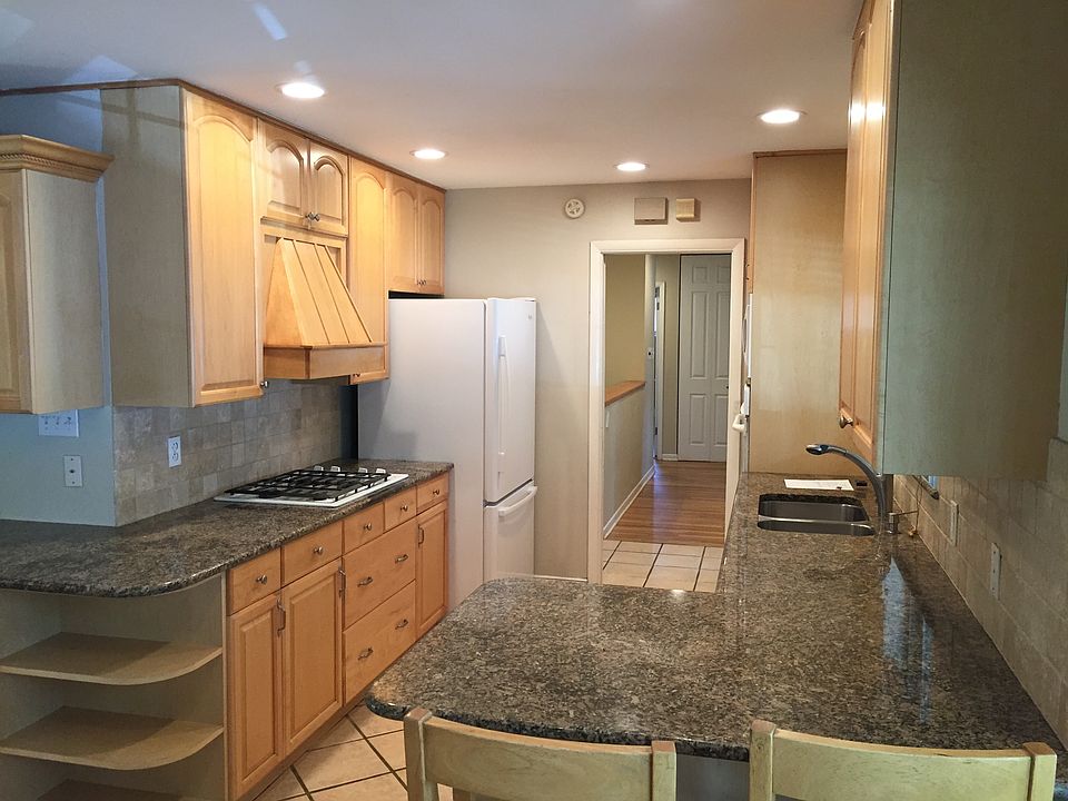 Kitchen with granite counters