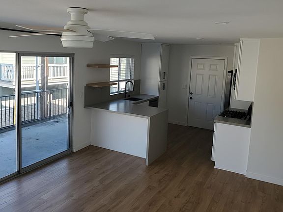 Kitchen from living room.