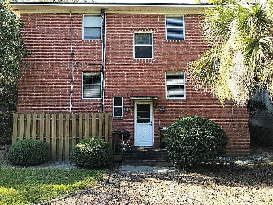 back yard entrance to apt 
