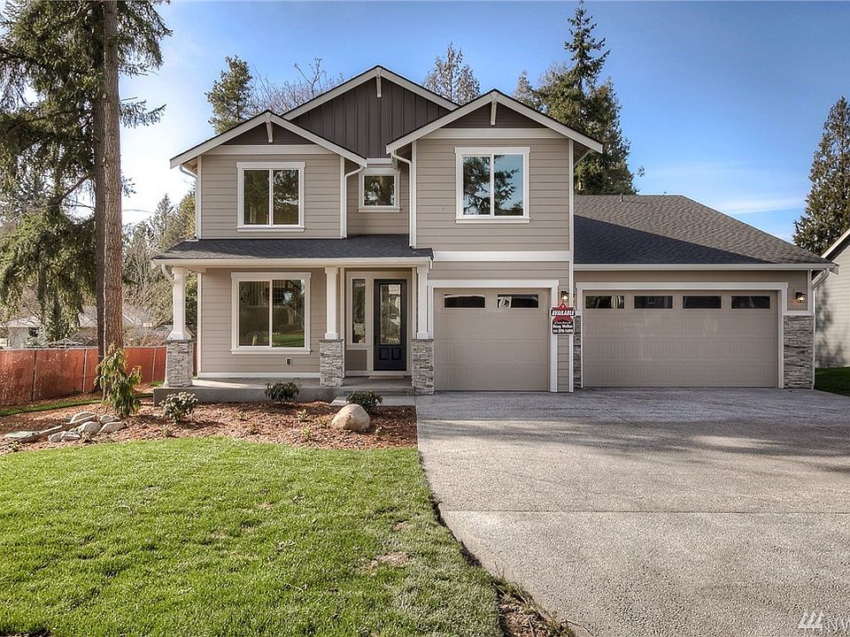 Home site 9 at the new gated community of Rainier Vista in beautiful Edgewood. Home is under construction, and will be completed this Winter. 