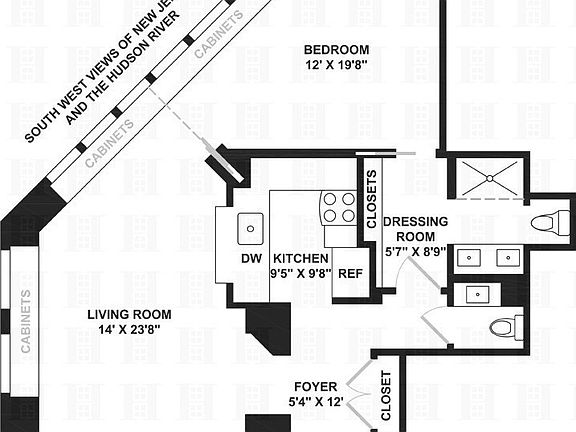2nd image of 150 W 56th St APT 5105
