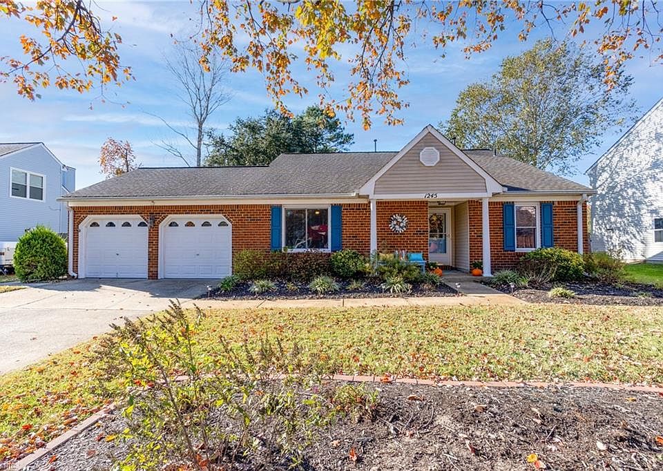 Nicely landscaped front yard