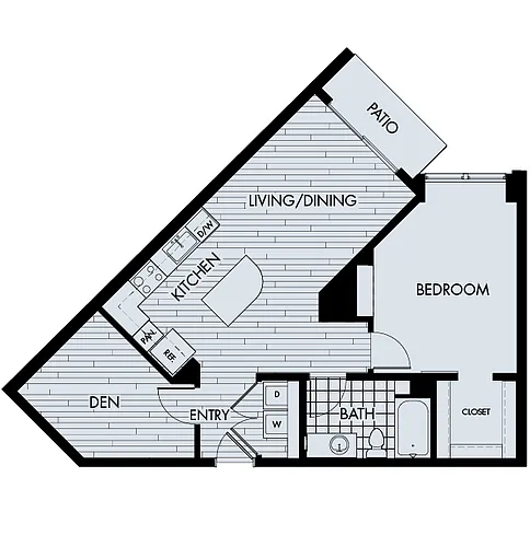 Floor plan Plan 1E