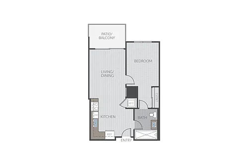 Floor plan Plan 1A