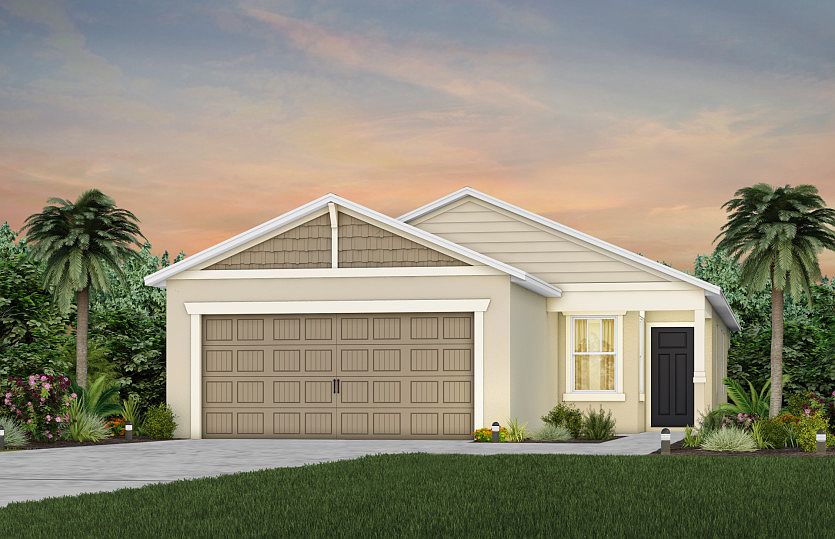 Exterior Rendering, Elevation C1