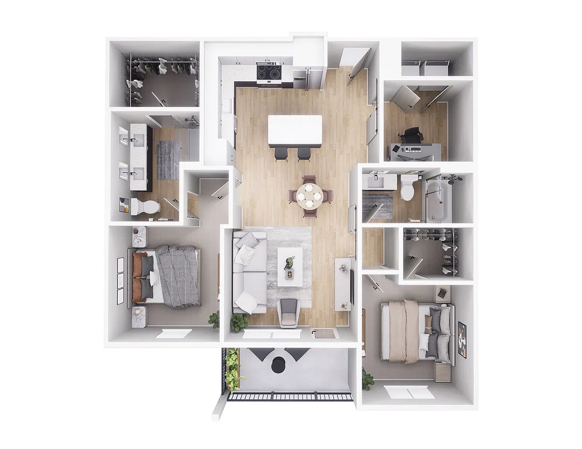 Floor plan B1