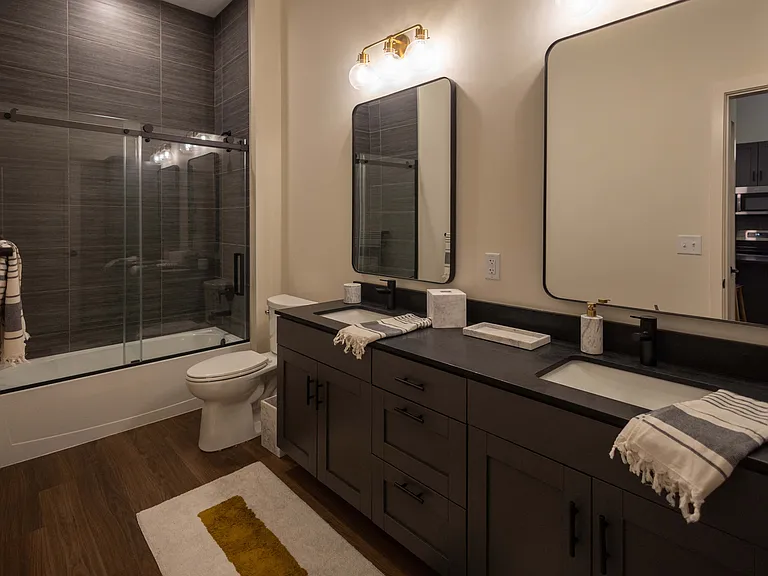 Model bathroom