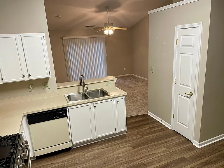 Kitchen opens to the Family room
