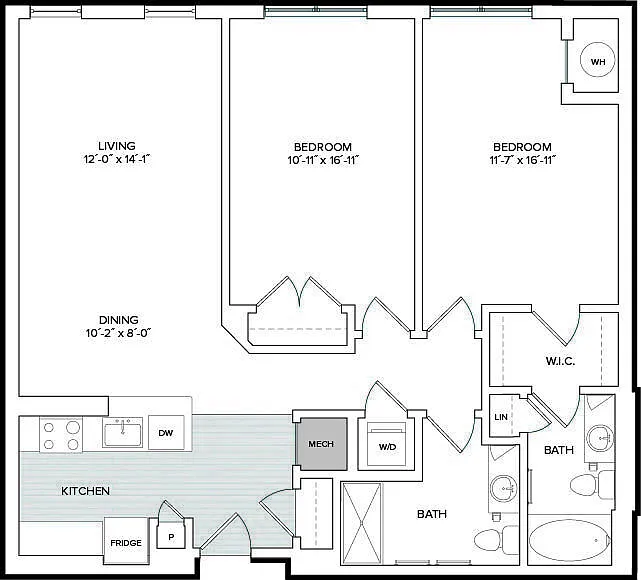 Floor plan 2G3