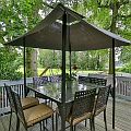 Deck overlooks 16-acre park