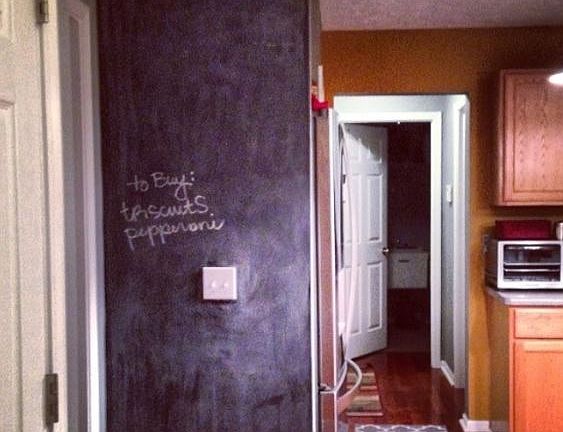Fun chalkboard wall addition