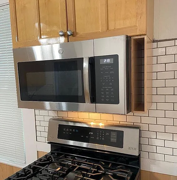 New stove, microwave and convection oven