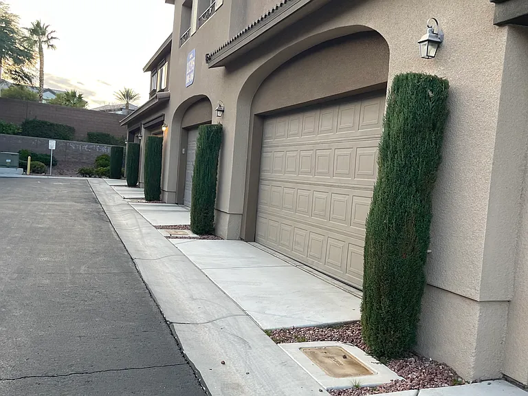 Entry to garage