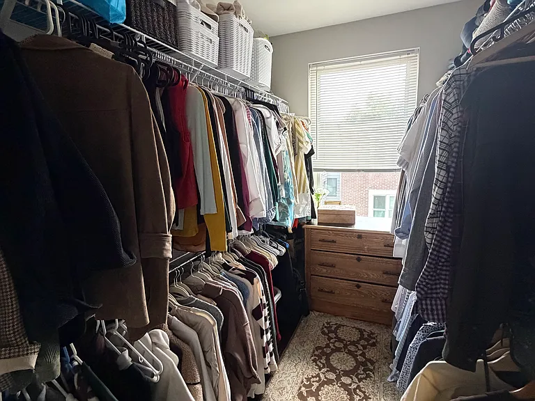 Master walk-in closet