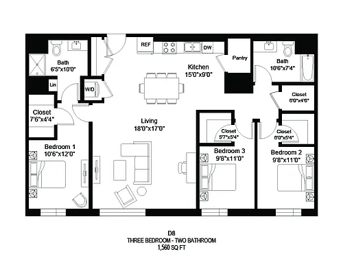 Floor plan D8