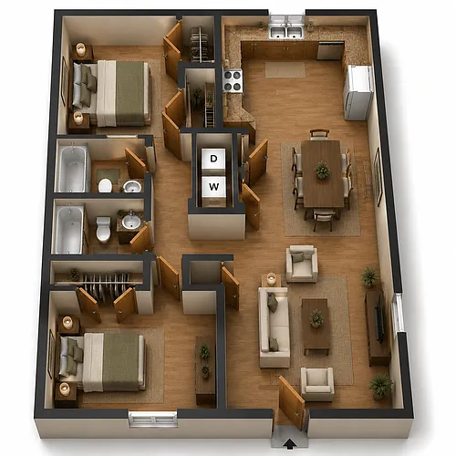 Floor plan B1